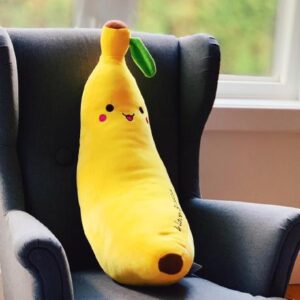 Peluche Fruta Banana Muñeco Gigante Super Suave 60 Cm