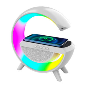 Parlante Lámpara Veladora Radio Bluetooth Cargador