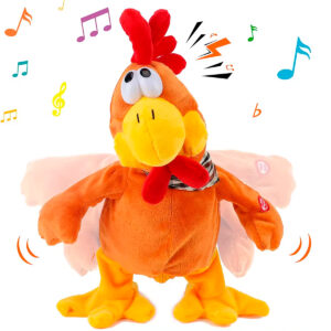 Gallo Pollo Musical Interactivo C/ Movimiento Peluche Sonido